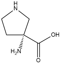 (3R)-3-氨基吡咯烷-3-羧酸